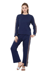 Navy Blue Everyday Nightwear With Pocket MX_CSS37